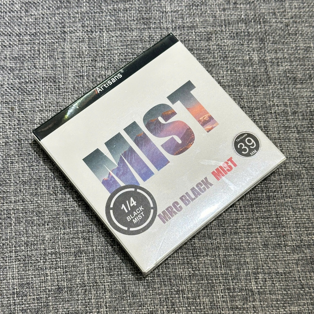 Filter Black Mist Diffusion 1/4 size 39mm - Tạo hiệu ứng Cinematic - Mẫu mới 7Artisans