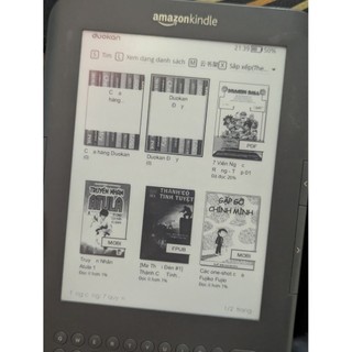 Máy đọc sách Amazon Kindle Keyboard 3 💥tặng kèm 1 CÁP DỮ LIỆU💥TẶNG file kho sách, truyện
