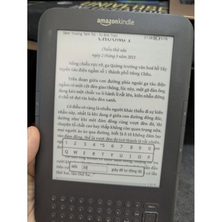 Máy đọc sách Amazon Kindle Keyboard 3 💥tặng kèm 1 CÁP DỮ LIỆU💥TẶNG file kho sách, truyện