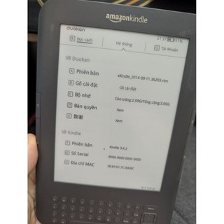 Máy đọc sách Amazon Kindle Keyboard 3 💥tặng kèm 1 CÁP DỮ LIỆU💥TẶNG file kho sách, truyện