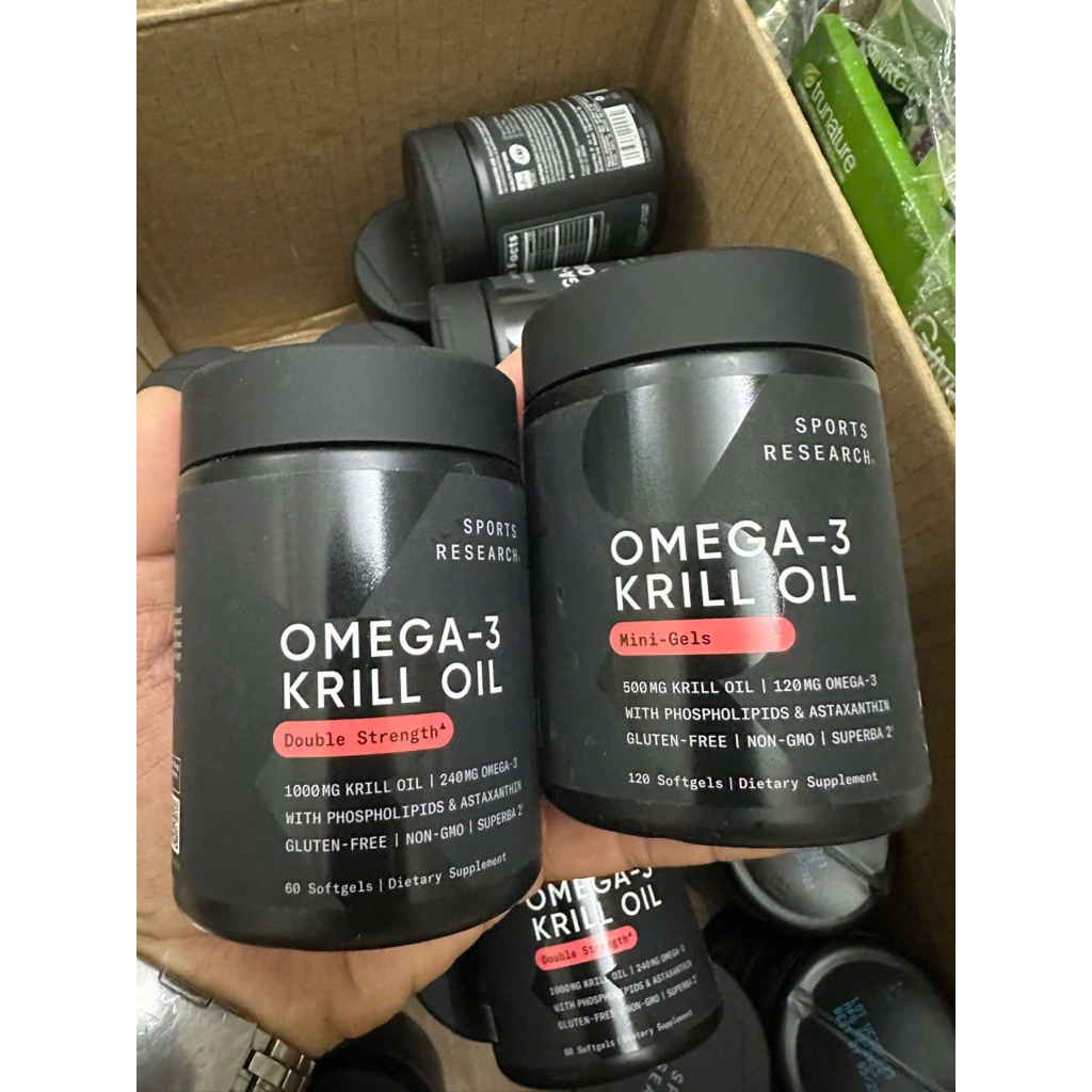 Omega-3 Krill Oil Mini-Gels của thương hiệu Sports Research
