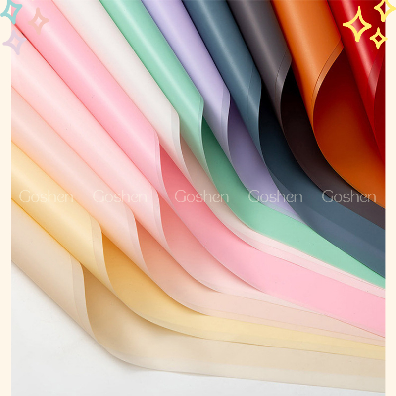 (60*60cm) Giấy Bóng Mờ Trơn Gói Hoa Gói Quà