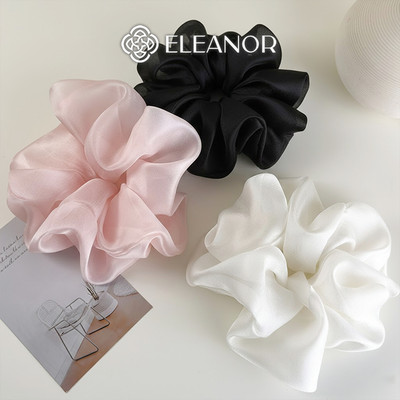 Dây buộc tóc nữ scrunchies Eleanor Accessories to phồng nhiều màu phụ kiện tóc cột tóc nữ 11516