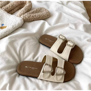 Dép Đế Bằng Mũi Tròn Dép Xỏ Ngón Dành Cho Nữ Loại Cao Cấp