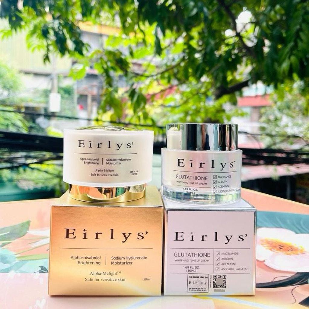 Kem Ngày Đêm Dưỡng Trắng Da Nâng Tông Eirlys Glutathione Whitening Cream Chính Hãng