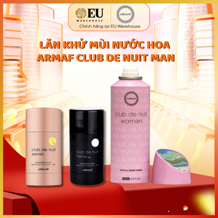 Xịt Thơm Toàn Thân Armaf Club De Nuit 200ml Xịt Body - Lăn Khử Mùi Toàn Thân Nước Hoa Sang Trọng