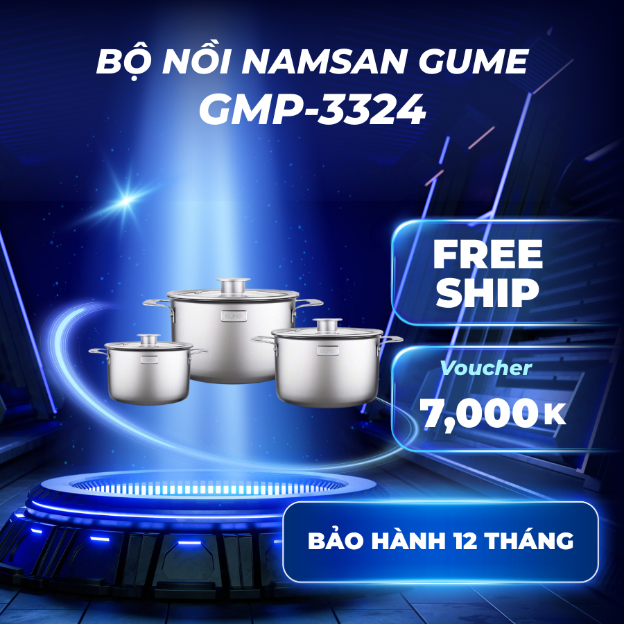 BỘ NỒI NAMSAN GMP3324 GUME KOREA
