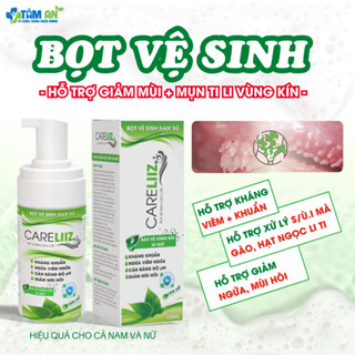Bọt Kháng Viêm, Kháng Khuẩn Nam Nữ Hỗ Trợ Giảm Mùi Hôi, Giảm $ùi Mà Gào, Hạt Ngọc, Mụn Li Ti Vùng Kín CARELIIZ 120ML