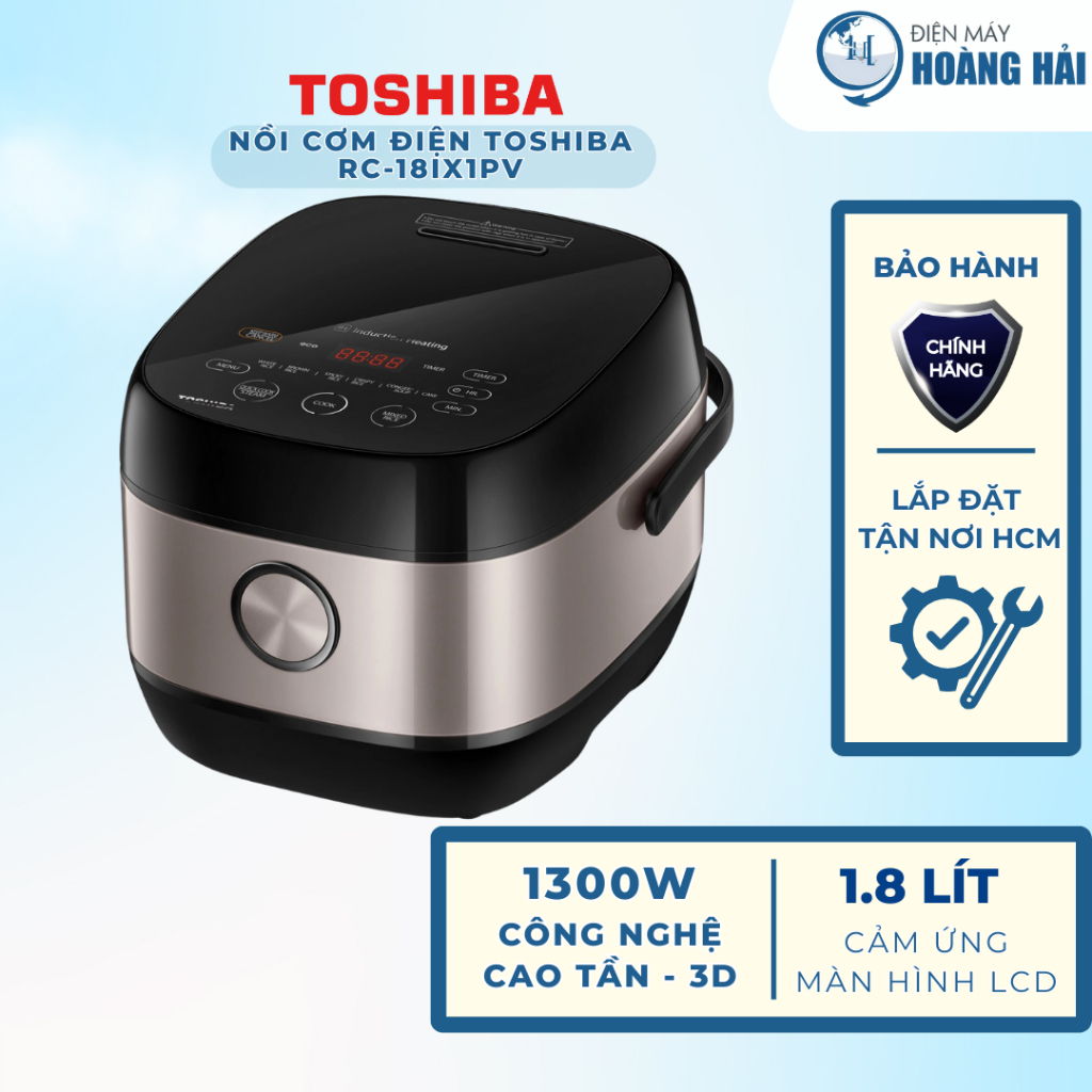 RC-18IX1PV | Nồi cơm cao tần Toshiba 1.8 lít RC-18IX1PV - Chính Hãng 100%