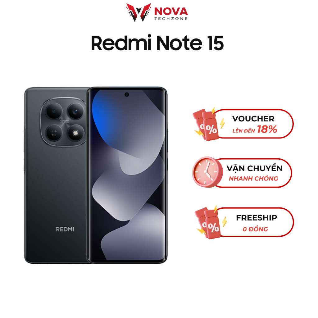 Điện Thoại Xiaomi Redmi Note 15 (6GB/128GB) - Hàng Chính Hãng