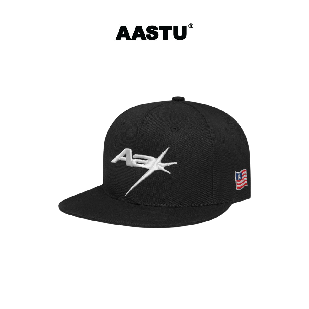 AA STU Nón AA RACING LOGO FITTED Vải Kaki Local Brand Unisex / Black