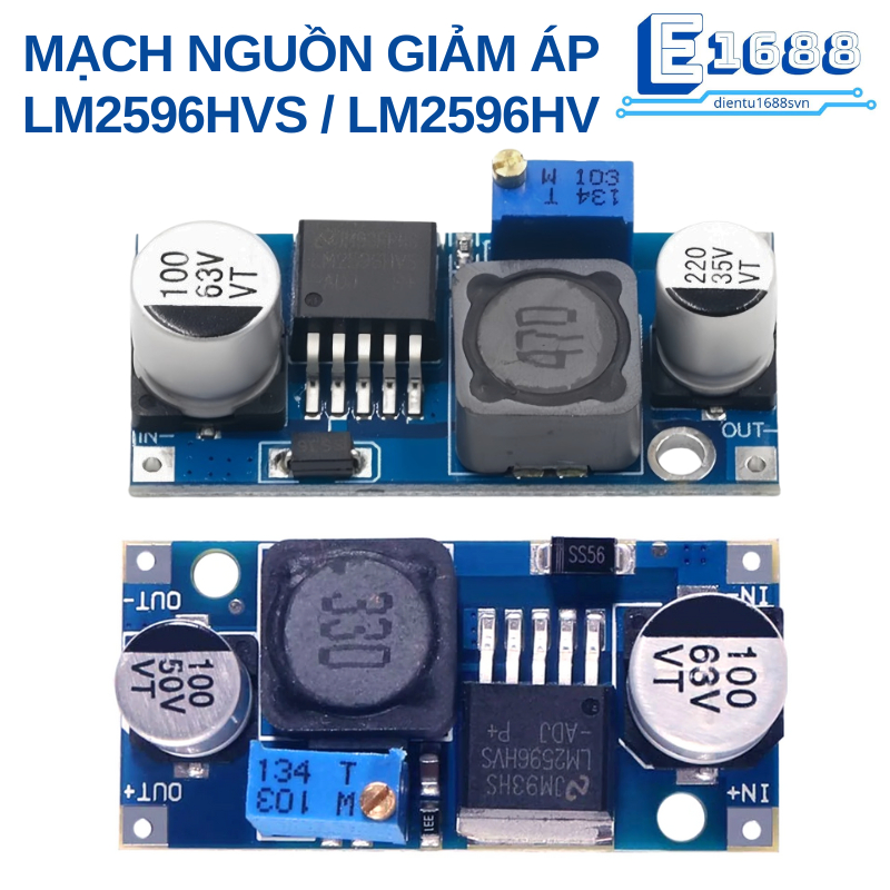 Mạch nguồn giảm áp, hạ áp ( điện áp cao) LM2596HVS / LM2596HV