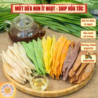Ship Hỏa Tốc Mứt dừa non-ngon ít ngọt, sợi to, dẻo mềm