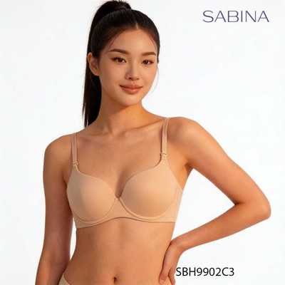 [SALE XẢ HÀNG] Áo Lót Mút Dày Vừa Nâng Ngực Vừa Màu Trơn Basic Soft Doomm By Sabina SBH9902