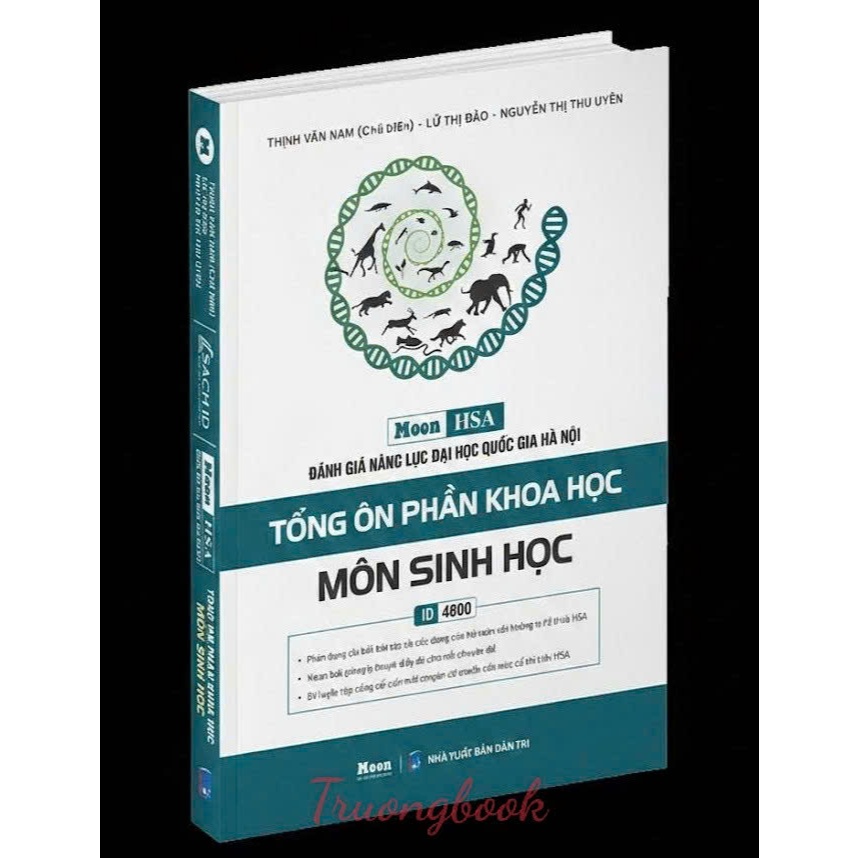 Sách - [HSA 2025-2026] - Ôn thi đánh giá năng lực Hà Nội Tổng ôn phần Khoa Học - môn Sinh Học