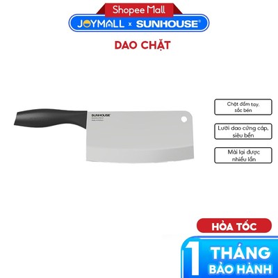 Dao Chặt Eco Family Sunhouse KS-KN190EC, ,Hàng Chính Hãng, Thép Không Gỉ Cao Cấp - JoyMall