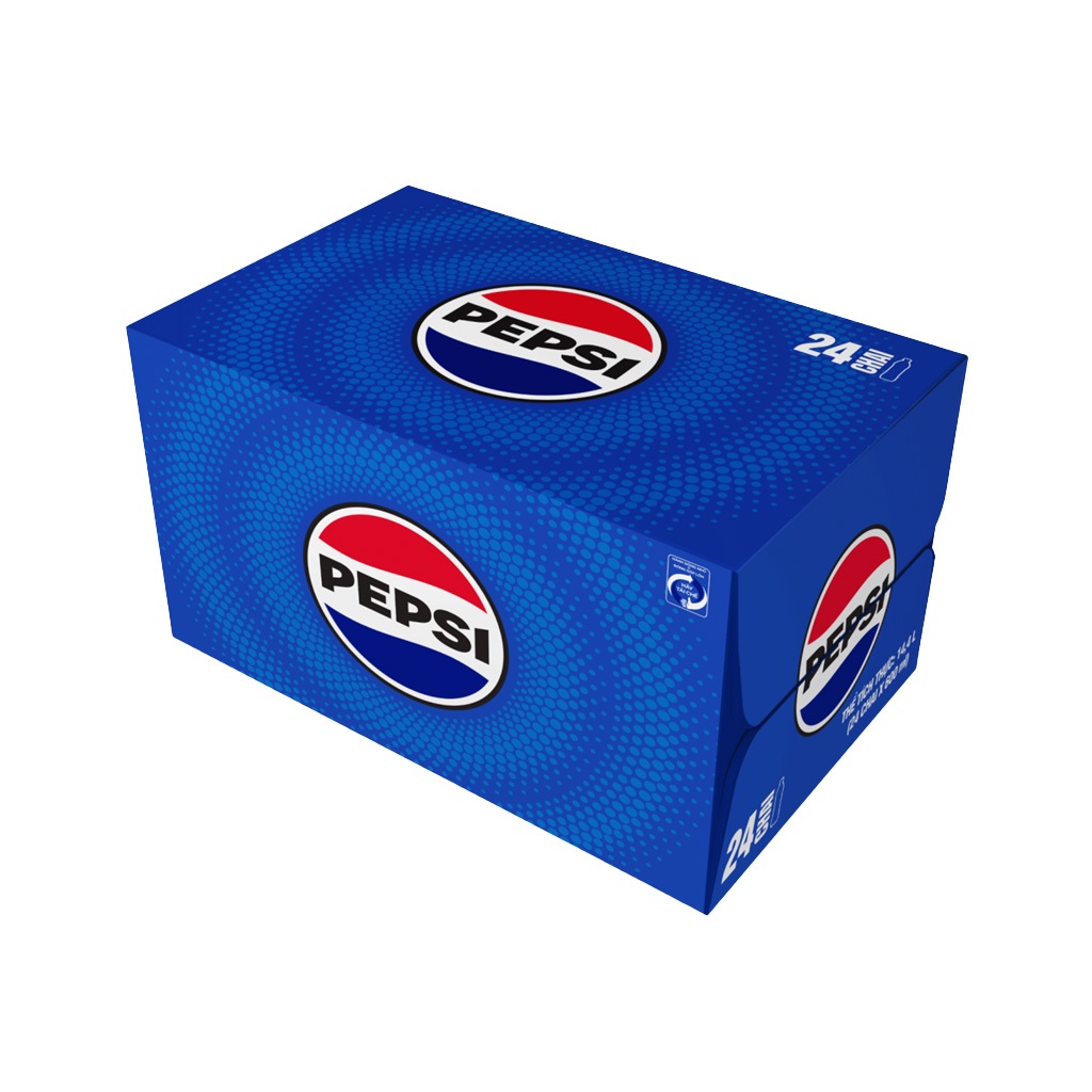 Thùng 24 chai nước ngọt Pepsi Cola 600ml