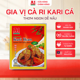 Gia Vị- Sốt Kari Cá A1 Malaysia 200g