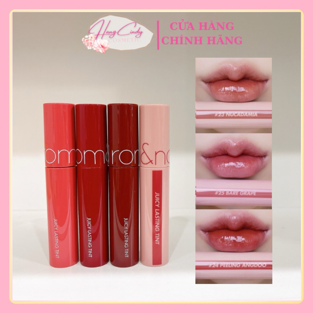 Son Tint Romand Juicy Lasting Tint màu 25 Bare Grape Hồng baby nude