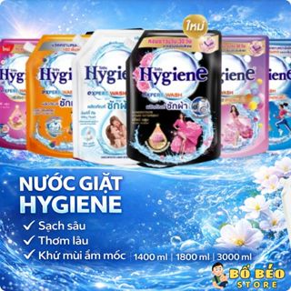 Nước giặt đậm đặc Hygiene Thái Lan 1400ml-3000ml sạch sâu, thơm lâu, khử mùi