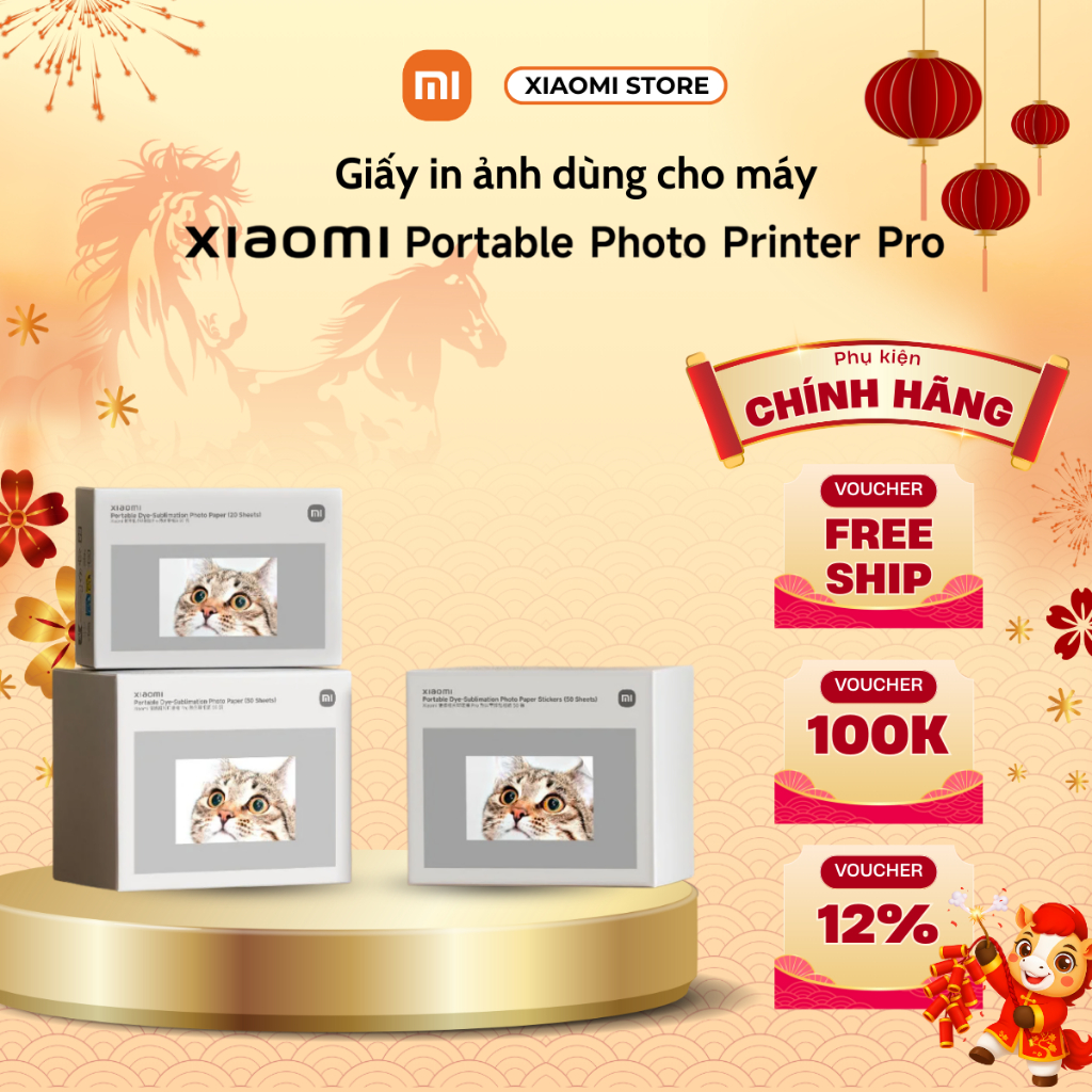 Giấy in ảnh Xiaomi Dy-e Sublimation Photo Paper - Dùng cho máy Xiaomi Portable Photo Printer Pro