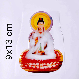 (Combo 2 tem) Tem Nổi Mẹ Quan Âm Phản Quang (Màu Ngẫu Nhiên)