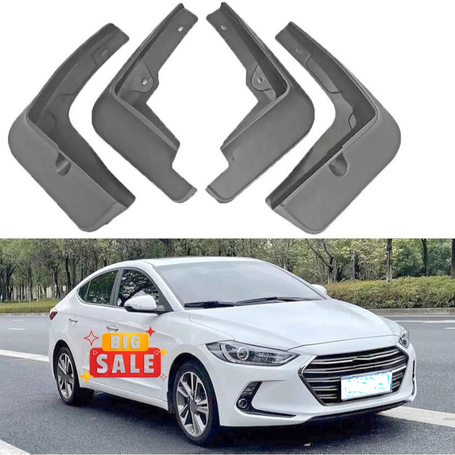 Chắn Bùn Elantra 2016 2017 2018 ( Hàng Chuẩn From ) - Bộ 4 Chắn Bùn Bánh Hyundai Elantra