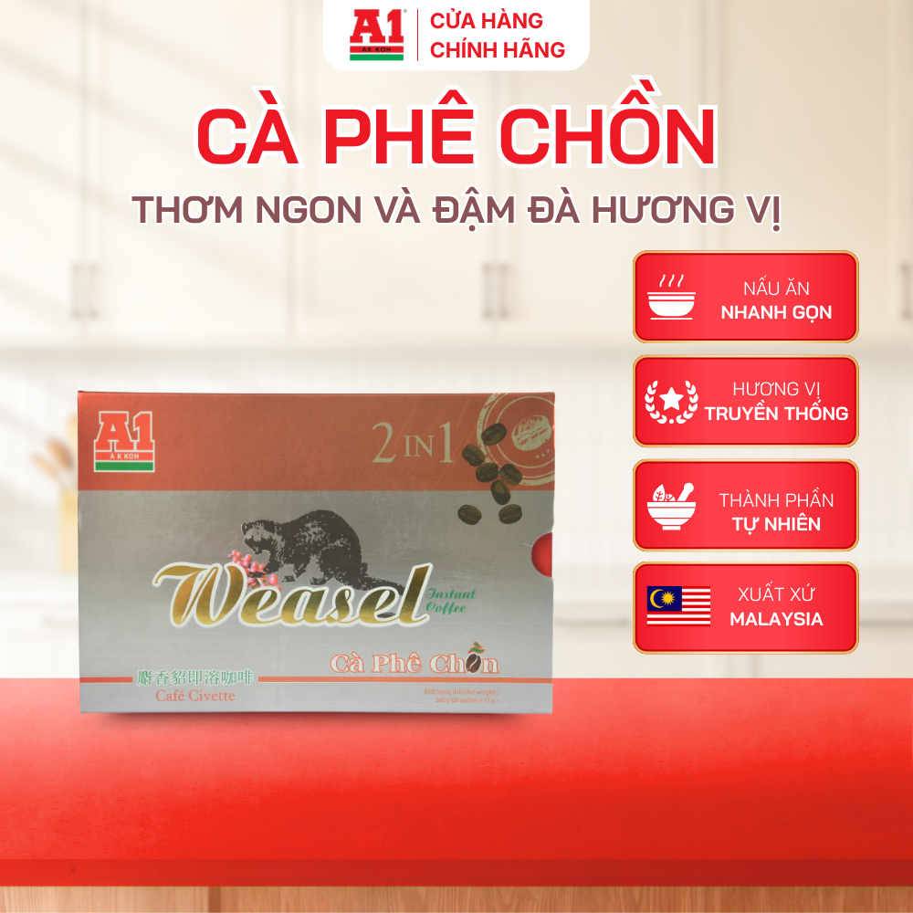 A1 Cà phê chồn 2in1