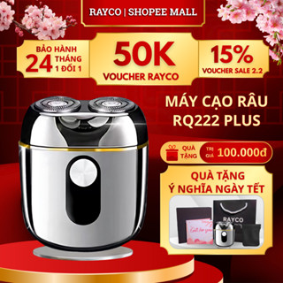 Máy cạo râu Rayco Pluss D RQ-222, máy cạo râu mini chính hãng vỏ hợp kim cao cấp, chống nước IPX7