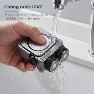 Máy cạo râu Hyundai Y6 chống nước, lưỡi đôi từ tính tự mài, máy cạo râu sử dụng tới 60 ngày Golife