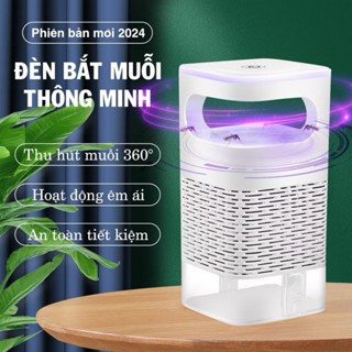 Đèn Bắt Muỗi Hút Vật Lý Thông Minh LED – Diệt Muỗi Hiệu Quả 11–20m, An Toàn.