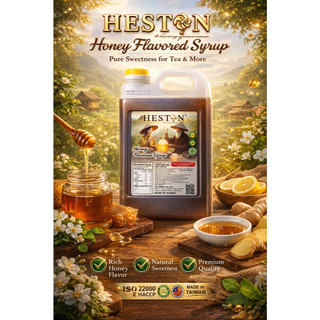 [TEM MỚI 2025] SYRUP MẬT ONG ĐÀI LOAN HESTON 3.3KG