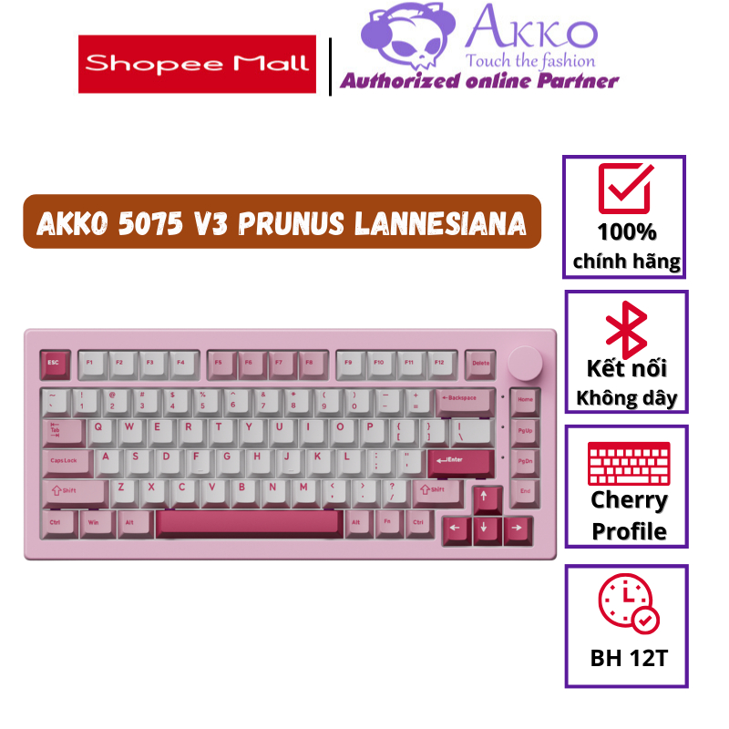 Bàn phím cơ AKKO 5075 V3 Prunus Lannesiana
