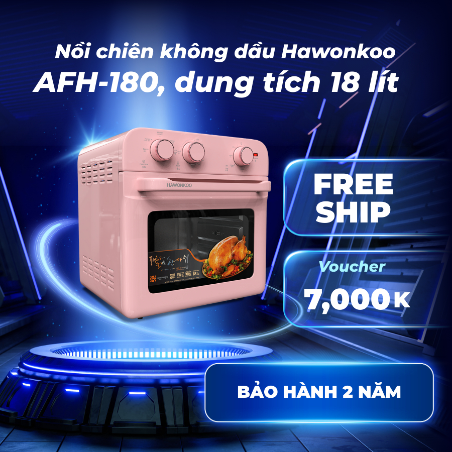 Nồi chiên không dầu Hawonkoo AFH-180-PK