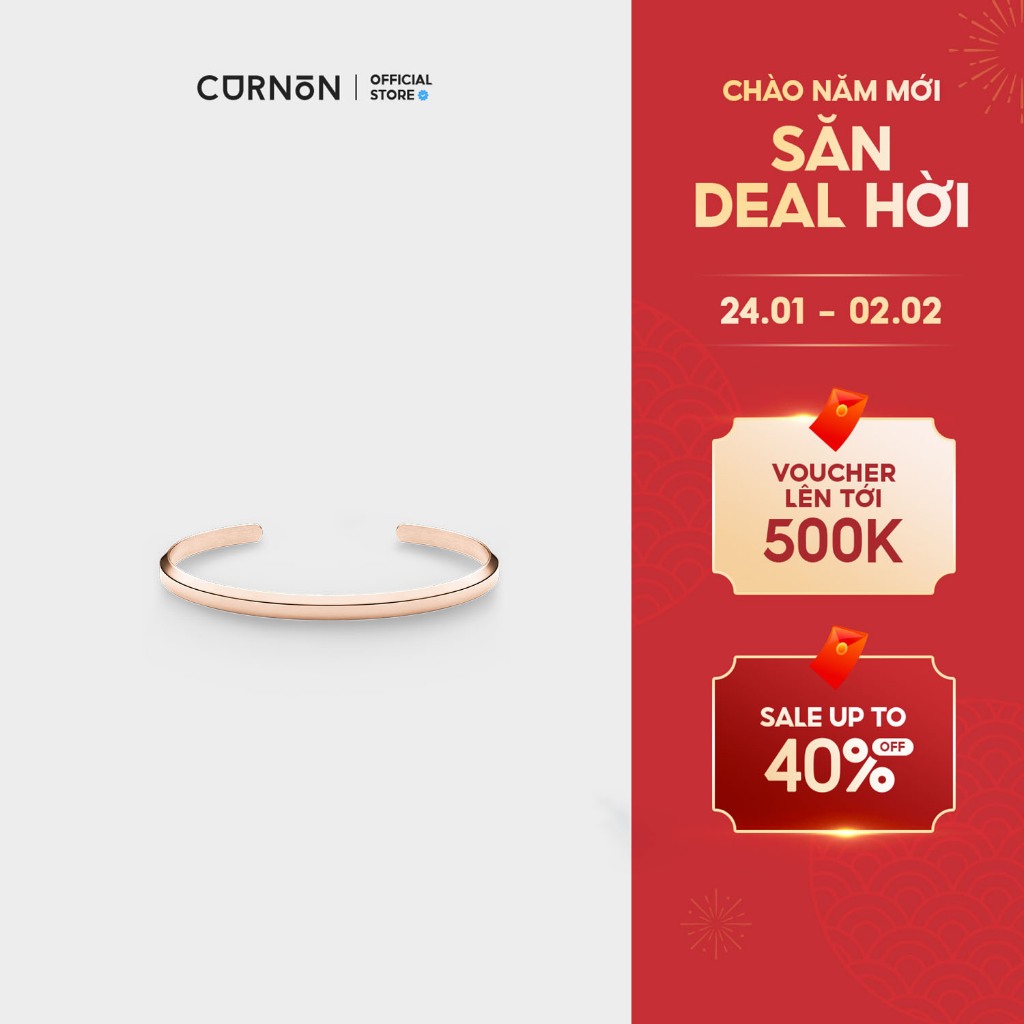 Vòng Tay Nam/nữ/unisex Curnon Stella Cuff - Trang Sức, Phụ Kiện Thời Trang Cho Cặp Đôi, Thiết Kế Bas