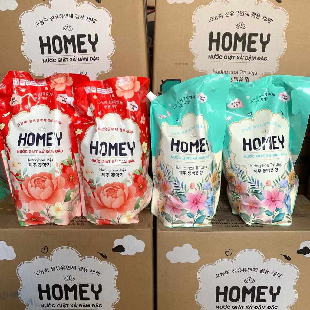 Nước giặt xả đậm đặc HoMey 3.4Kg