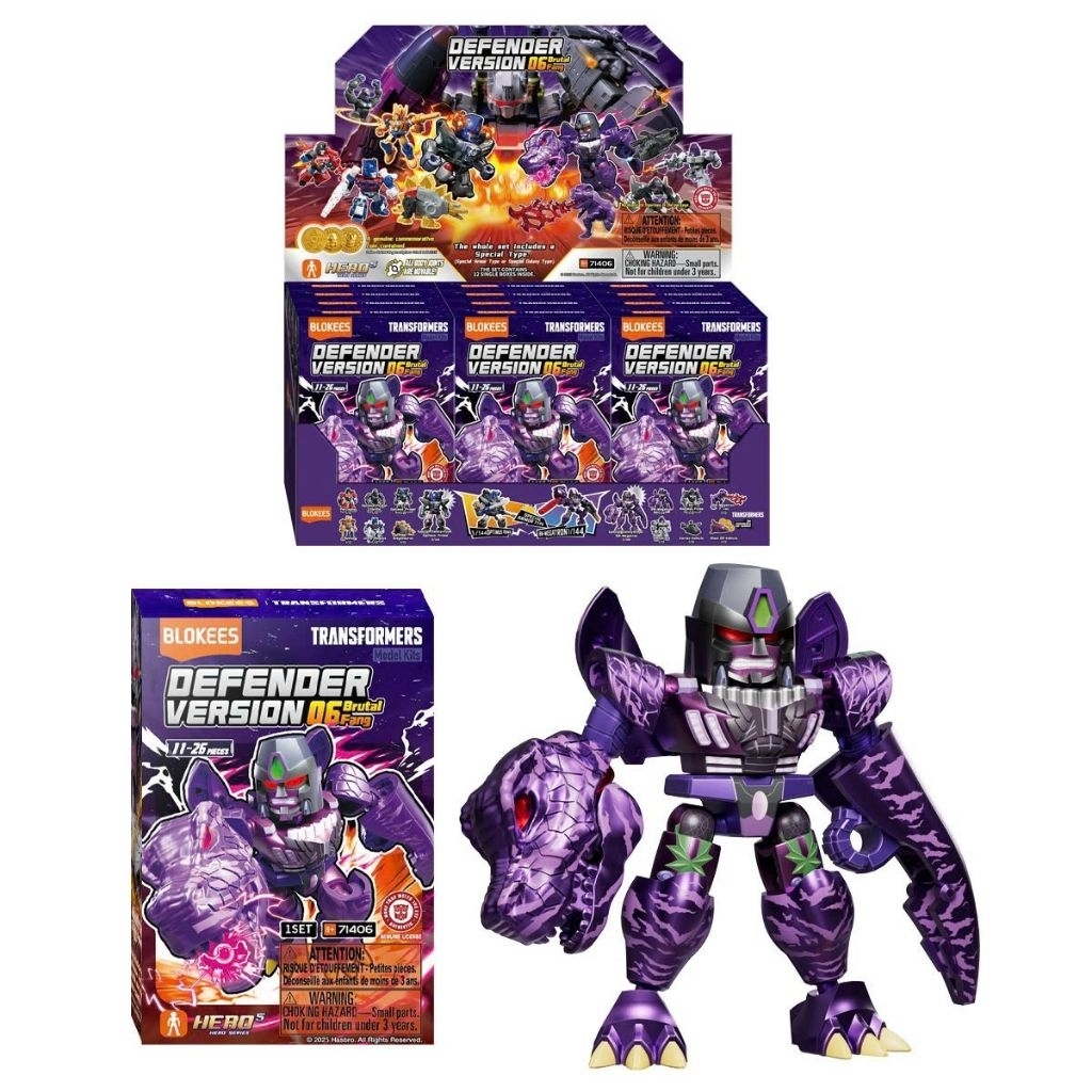 Hộp mù Mô hình BlindBox- BLOKEES Transformers Defender V5,6