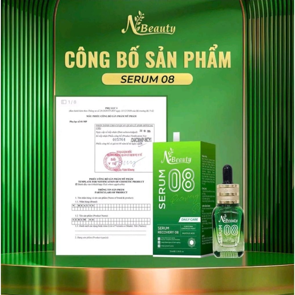 SERUM CỐT ĐÔNG Y 08_Nbeauty.giúp loại bỏ mụn,nám,tàn nhang,đốm nâu,nám chân đinh chân sâu,giúp da tr