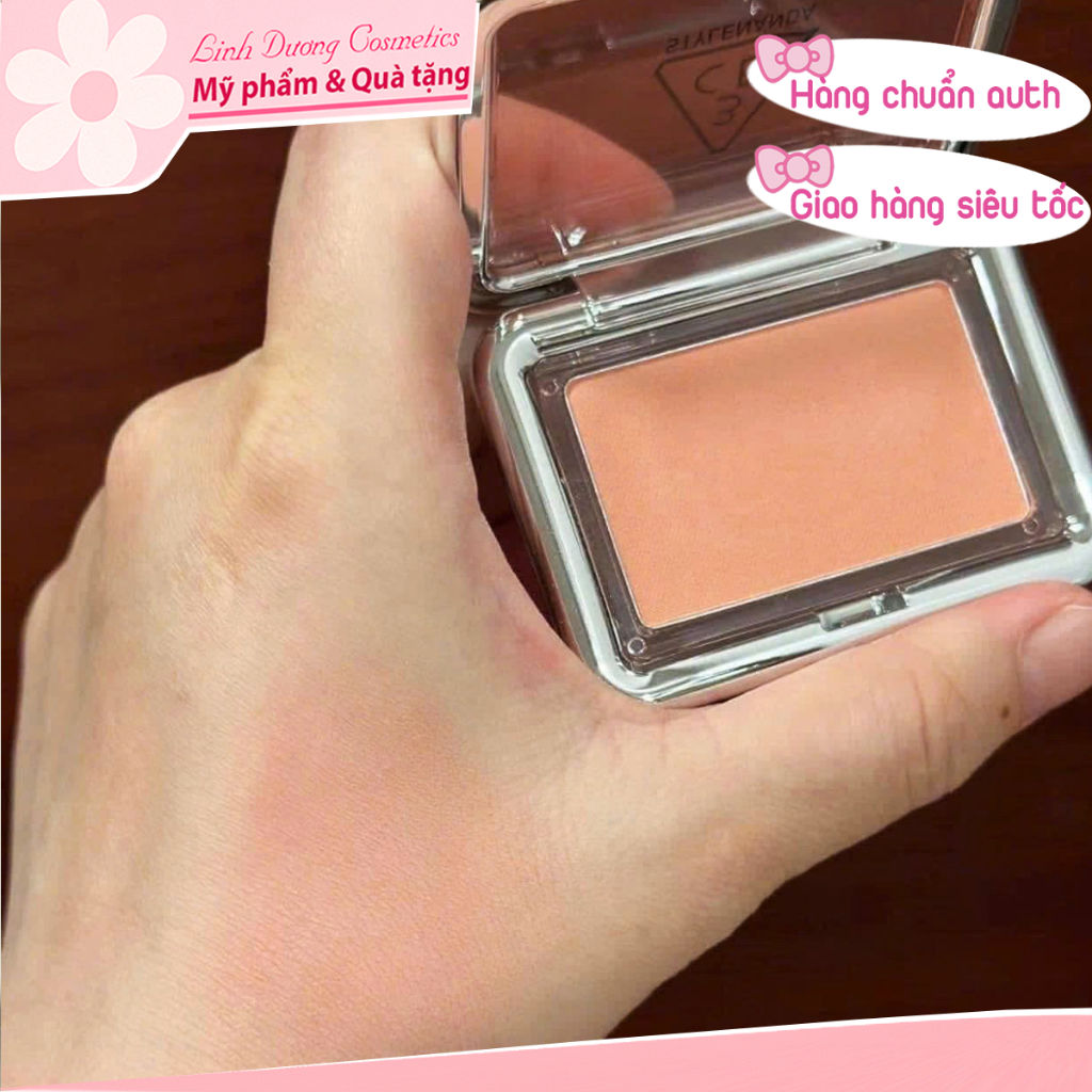 Phấn Má Hồng 3CE New Take Face Blusher THE MOTION 4.5g Phấn Má Dạng Nén