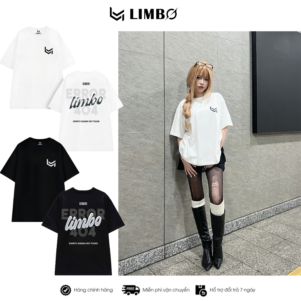 Áo thun “MIRROR” Form Oversize Unisex Cotton 250GSM LIMBO STUDIO