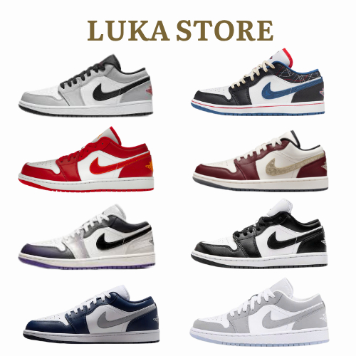 Giày Sneaker JD1 Cổ Thấp Đủ Màu 'Panda' Cả Nam Và Nữ, Full Box