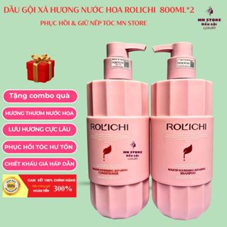 Dầu Gội Xả Hương Nước Hoa ROLICHI - Phục Hồi & Giữ Nếp Tóc 800ml*2 - MN STORE