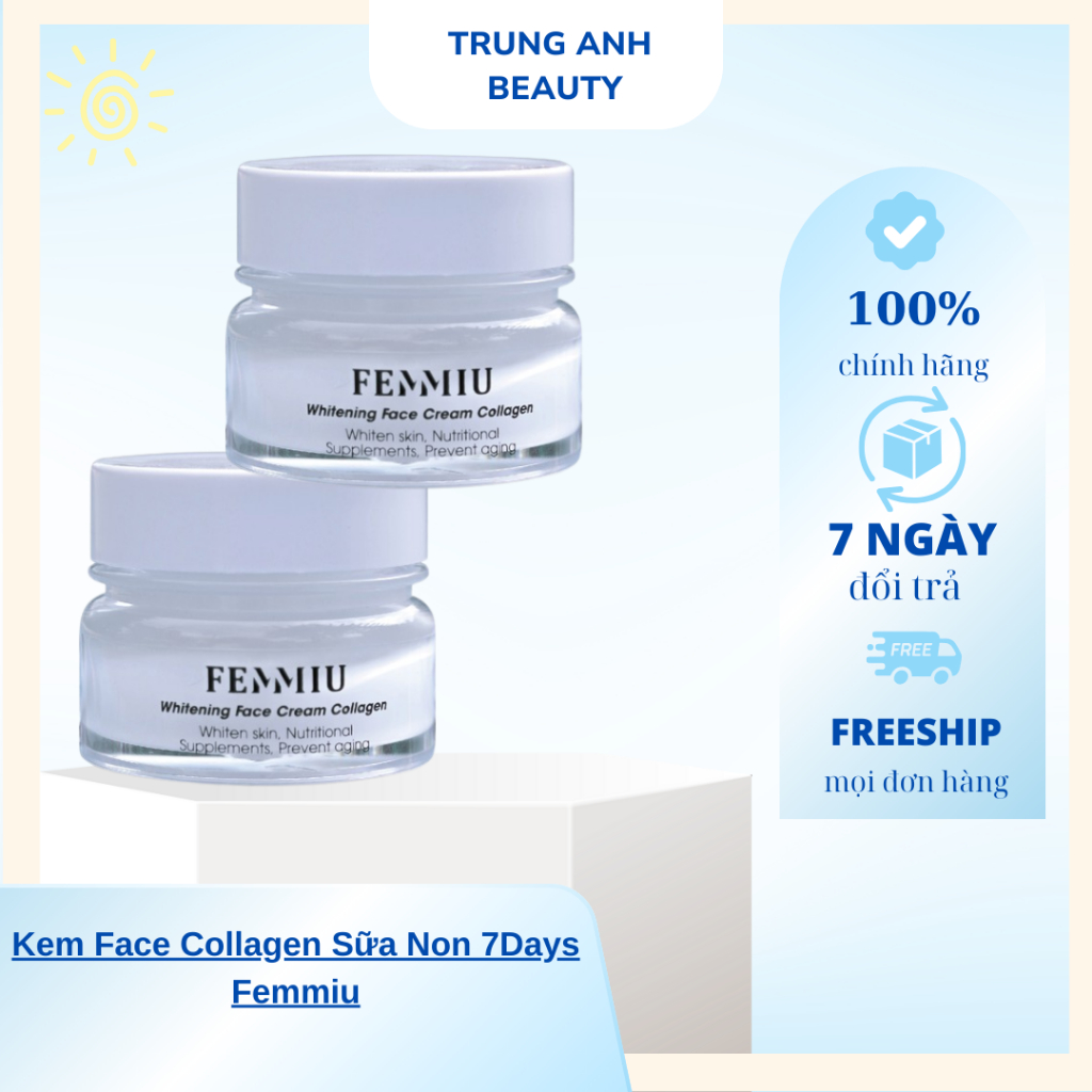 Kem Face Collagen Sữa Non 7Days Femmiu