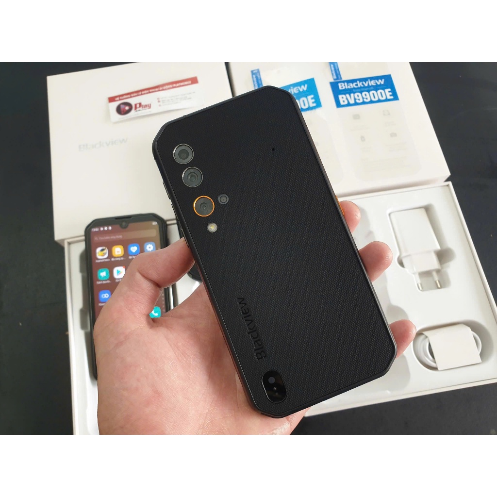 Cục gạch mimi Blackview BV9900e Fullbox - 6/128GB chạy 2 sim khắng nước, bụi, chống rơi rớt va đập