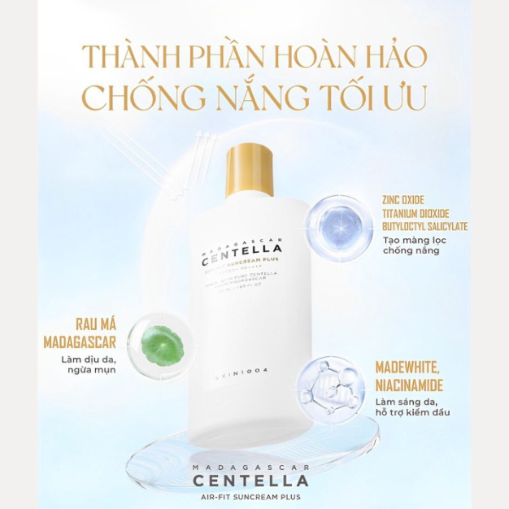 Ảnh 6 của Kem chống nắng SKIN1004 Madagascar Centella Air-Fit SunCream Plus SPF50+ PA++++ dành cho mọi loại da
