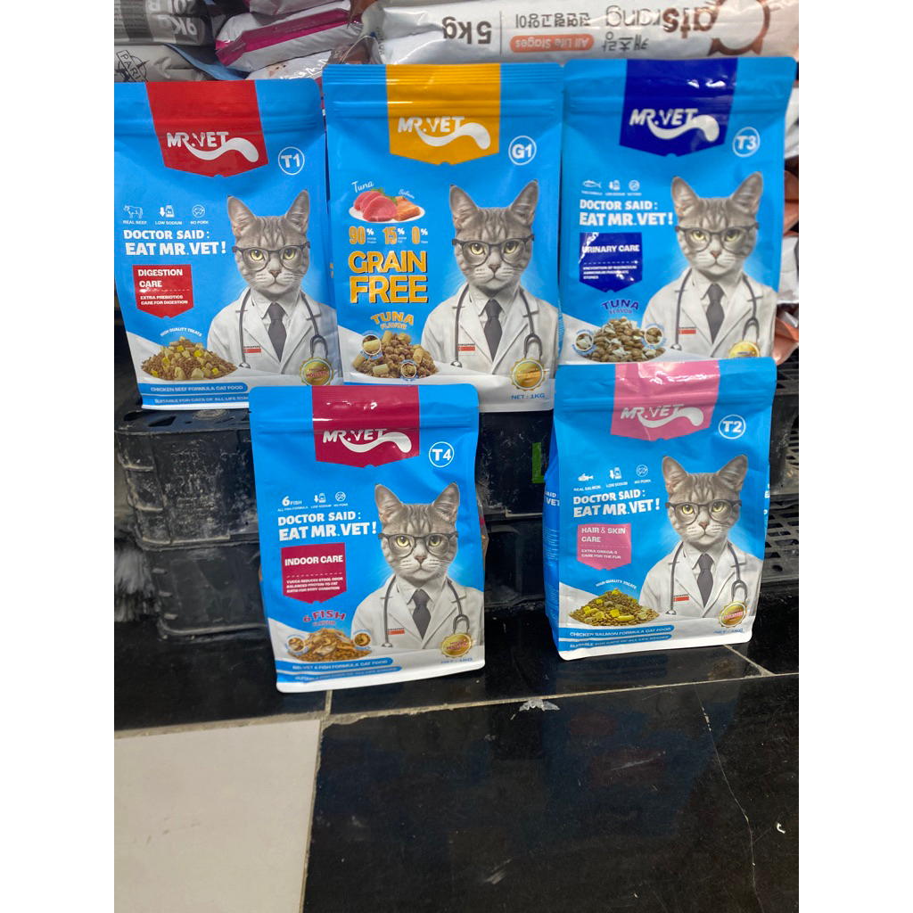 Hạt cho mèo MrVet 1kg