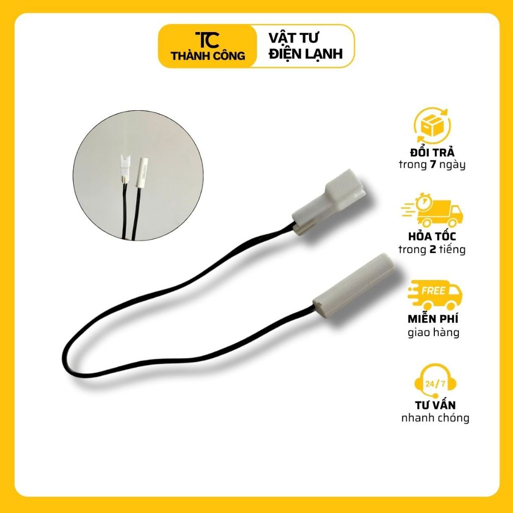 Sensor tủ lạnh HITACHI, đầu dò HITACHI, cảm biến tủ lạnh HITACHI, cảm biến xả băng cho tủ lạnh HITAC