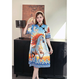 Đầm Sườn Xám Cách Tân 3D