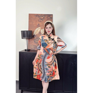 Đầm Sườn Xám Cách Tân 3D