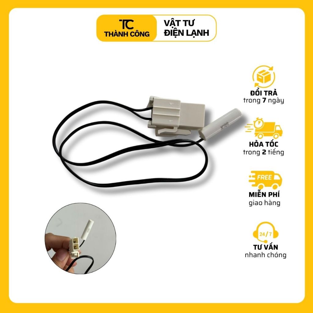 Sensor tủ lạnh AQUA, đầu dò AQUA, cảm biến tủ lạnh AQUA, cảm biến xả băng cho tủ lạnh AQUA